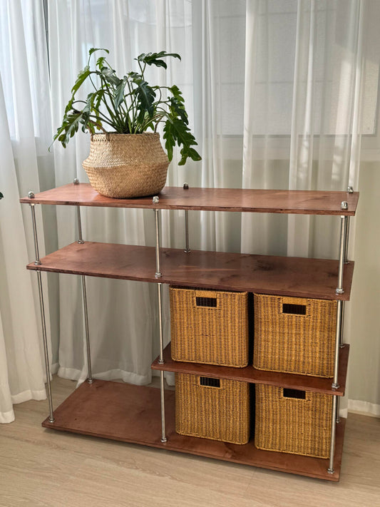 DIY a Height Adjustable Storage Shelving Unit