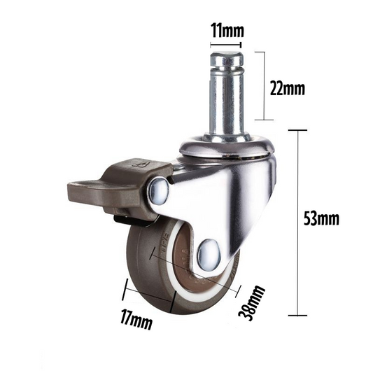 360-degree Swivel Office Chair Casters