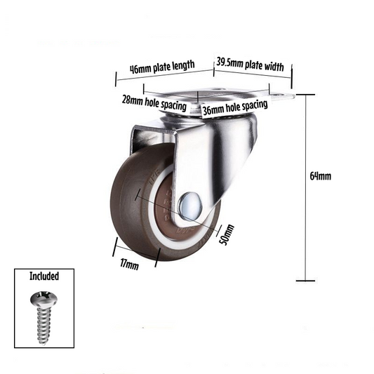 Heavy Duty Plate Casters