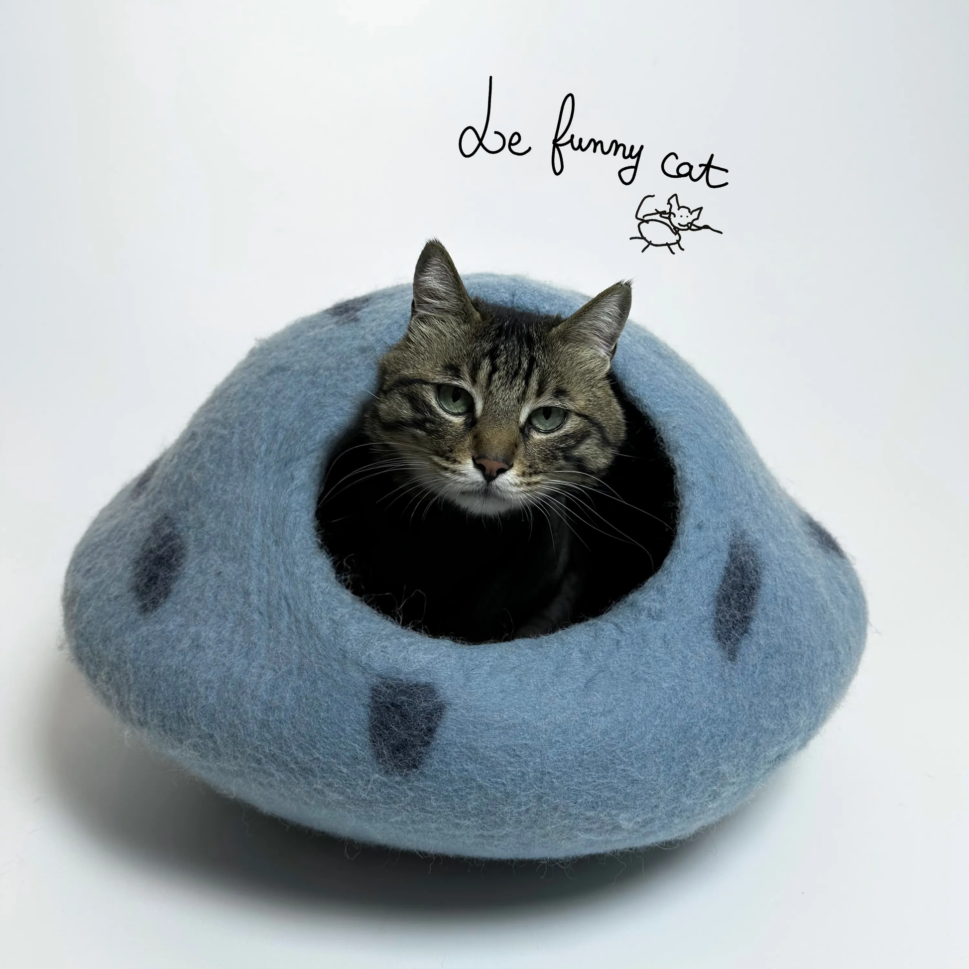 Handmade Wool Cat Cave & Small Dog Cave