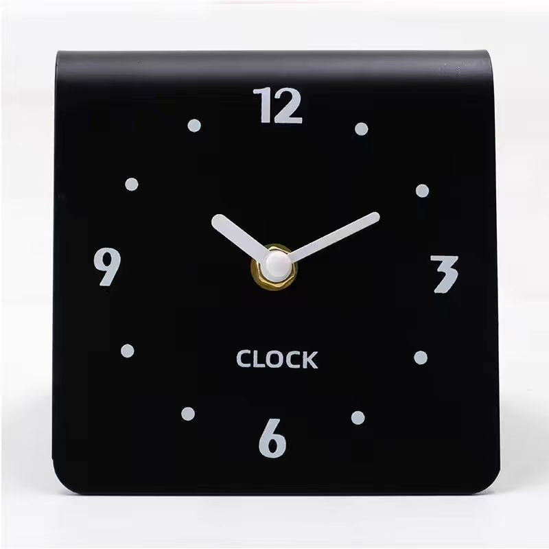 Minimalist Modern Metal Desk Clock